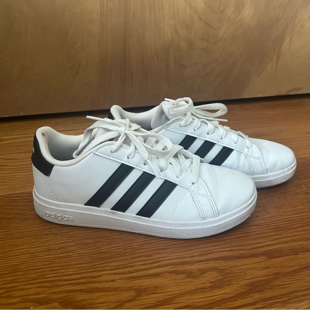 Adidas White and Black Sneakers